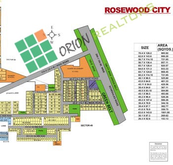 Rosewood City Map